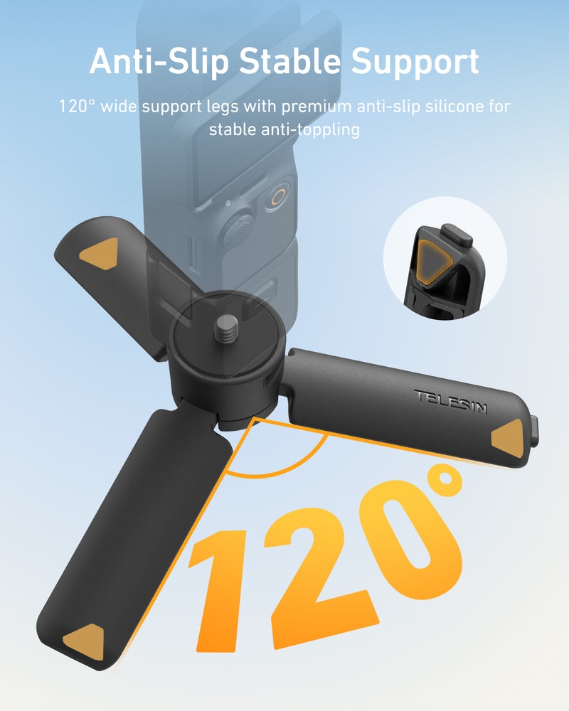 2026-10-04 TBQP Báo Giá Hà Nội - HCM - Telesin S3-EAK-06 – Chân máy mini tự động mở cho DJI Osmo Pocket 4/ 3 3 Telesin S3-EAK-06 – Chân máy mini tự động mở cho DJI Osmo Pocket 4/ 3 chính hãng, hình ảnh thực tế mua tại HL Studio Tripod | Chân máy quay chụp 3