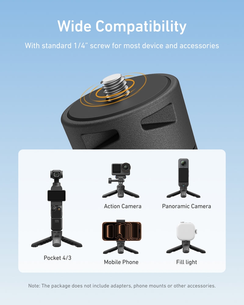 2026-10-04 TBQP Báo Giá Hà Nội - HCM - Telesin S3-EAK-06 – Chân máy mini tự động mở cho DJI Osmo Pocket 4/ 3 9 Telesin S3-EAK-06 – Chân máy mini tự động mở cho DJI Osmo Pocket 4/ 3 chính hãng, hình ảnh thực tế mua tại HL Studio Tripod | Chân máy quay chụp 9