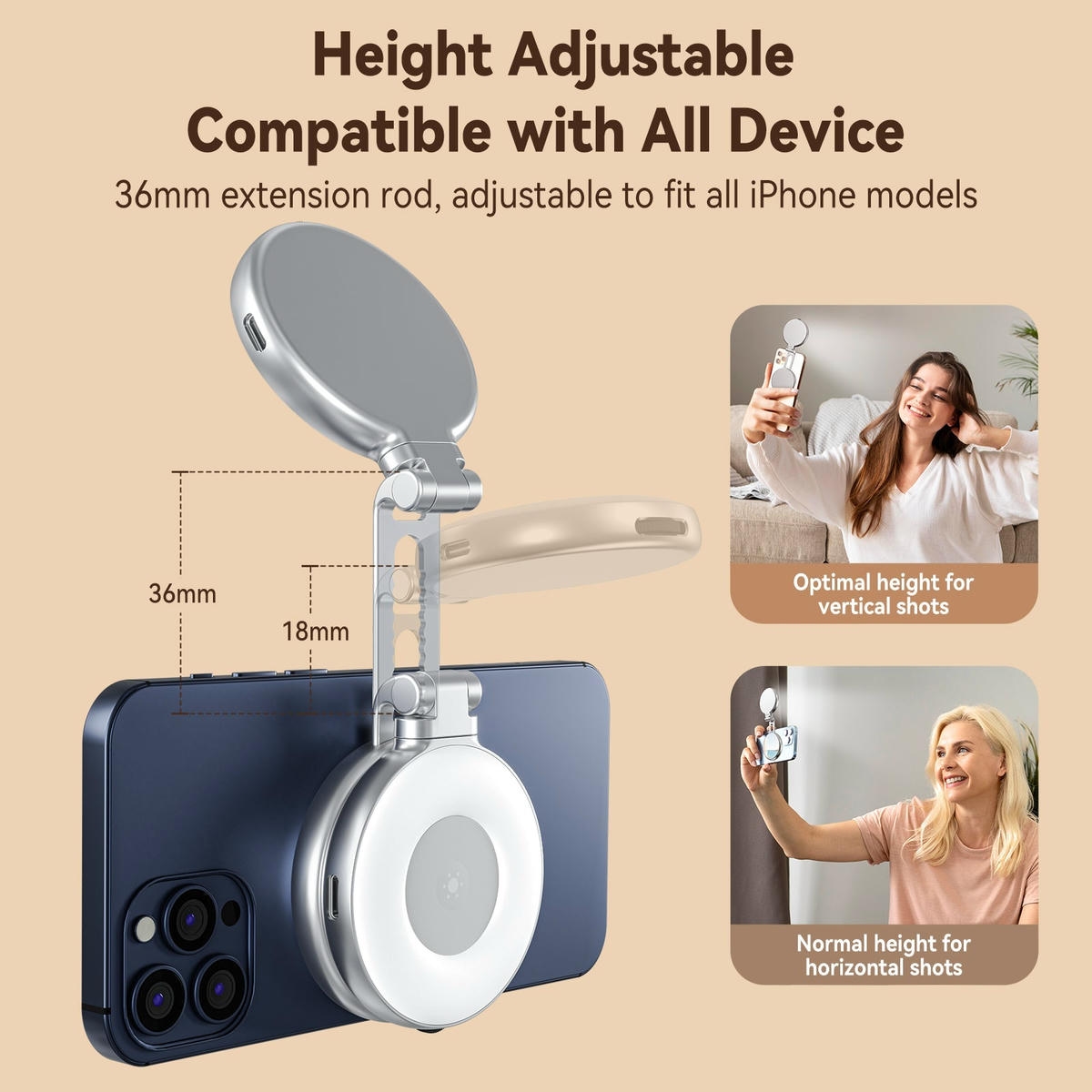 2026-10-04 TBQP Báo Giá Hà Nội - HCM - Telesin S5-BGD-06/ 07 – Đèn led Fill light Selfie Magsafe C03 3 Telesin S5-BGD-06/ 07 – Đèn led Fill light Selfie Magsafe C03 chính hãng, hình ảnh thực tế mua tại HL Studio Đèn Led Quay Phim 3