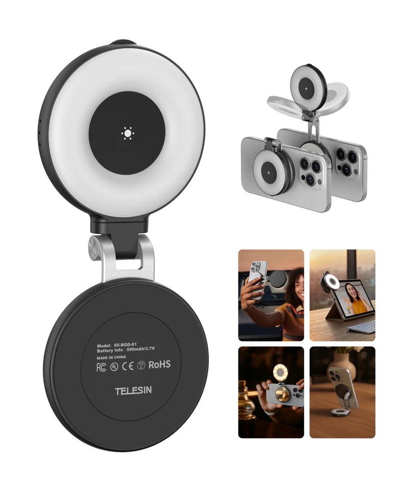 2026-10-04 TBQP Báo Giá Hà Nội - HCM - Telesin S5-BGD-06/ 07 – Đèn led Fill light Selfie Magsafe C03 9 Telesin S5-BGD-06/ 07 – Đèn led Fill light Selfie Magsafe C03 chính hãng, hình ảnh thực tế mua tại HL Studio Đèn Led Quay Phim 9