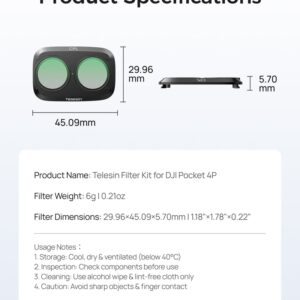 Telesin S5-FLT-87-TDJ – Bộ lọc CPL cho DJI Pocket 4 Pro chính hãng, hình ảnh thực tế mua tại HL Studio Phụ Kiện Studio 17