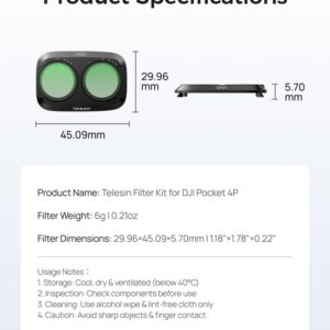 Telesin S5-FLT-89-TDJ – Bộ lọc VND cho DJI Pocket 4 Pro chính hãng, hình ảnh thực tế mua tại HL Studio Phụ Kiện Studio 17