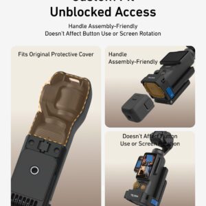 Telesin S6-CFR-04-TDJ – Giá đỡ từ tính cho DJI Pocket 4/3 chính hãng, hình ảnh thực tế mua tại HL Studio Phụ Kiện Studio 24