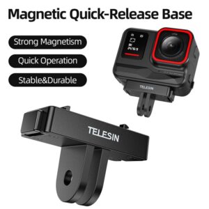 Telesin S7-JBK-06-TIS – Đế gắn từ tính tháo nhanh cho Insta360 Ace, Ace Pro, Ace Pro 2, X5, X4 air chính hãng, hình ảnh thực tế mua tại HL Studio Phụ Kiện Studio 2