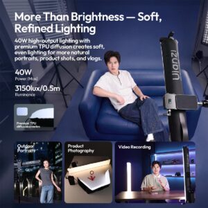 2026-10-04 TBQP Báo Giá Hà Nội - HCM - Ulanzi AL40 – Đèn led 40W RGB Air Tube Light L203 (3C Version) 19 Ulanzi AL40 – Đèn led 40W RGB Air Tube Light L203 (3C Version) chính hãng, hình ảnh thực tế mua tại HL Studio Đèn Led Quay Phim 19