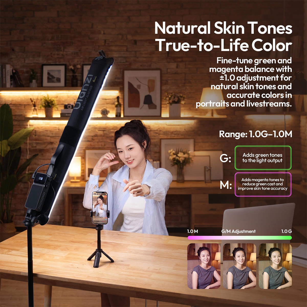 2026-10-04 TBQP Báo Giá Hà Nội - HCM - Ulanzi AL40 – Đèn led 40W RGB Air Tube Light L203 (3C Version) 10 Ulanzi AL40 – Đèn led 40W RGB Air Tube Light L203 (3C Version) chính hãng, hình ảnh thực tế mua tại HL Studio Đèn Led Quay Phim 10