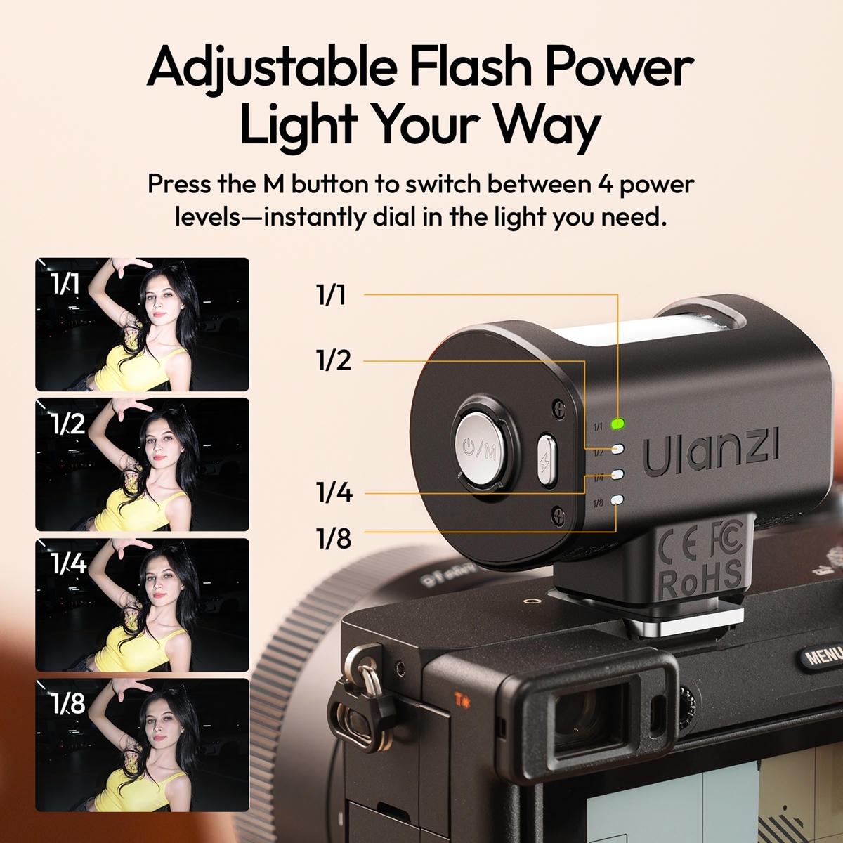 2026-10-04 TBQP Báo Giá Hà Nội - HCM - Ulanzi KL01 – Đèn Flash Mini cho máy ảnh tích hợp filter lọc màu L312 6 Ulanzi KL01 – Đèn Flash Mini cho máy ảnh tích hợp filter lọc màu L312 chính hãng, hình ảnh thực tế mua tại HL Studio Đèn Flash Máy Ảnh 6