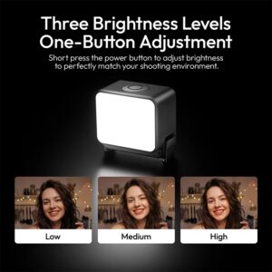 Ulanzi LM24 – Đèn led mini tháo lắp nhanh cho DJI Action 6/ Nano L298 chính hãng, hình ảnh thực tế mua tại HL Studio Đèn Led Quay Phim 2