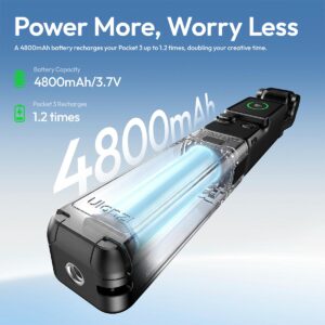 Ulanzi PK-22 – Pin cho DJI Pocket 3/4 4800mAh 2in1 C114 chính hãng, hình ảnh thực tế mua tại HL Studio Pin sạc thẻ nhớ 2
