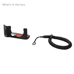 SmallRig 4879/ 4880 – Bộ bao da cho máy ảnh FUJIFILM X-M5 (Màu đen/ Màu nâu) chính hãng, hình ảnh thực tế mua tại HL Studio Phụ Kiện Máy Ảnh 2