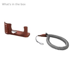 2026-10-04 TBQP Báo Giá Hà Nội - HCM - SmallRig 4879/ 4880 – Bộ bao da cho máy ảnh FUJIFILM X-M5 (Màu đen/ Màu nâu) 7 SmallRig 4879/ 4880 – Bộ bao da cho máy ảnh FUJIFILM X-M5 (Màu đen/ Màu nâu) chính hãng, hình ảnh thực tế mua tại HL Studio Phụ Kiện Máy Ảnh 7