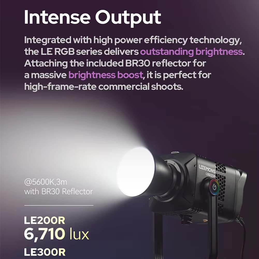 2026-10-04 TBQP Báo Giá Hà Nội - HCM - Đèn Godox LITEMONS LE200R/ LE300R/ LE600R RGB Full-Color 4 Đèn Godox LITEMONS LE200R/ LE300R/ LE600R RGB Full-Color chính hãng, hình ảnh thực tế mua tại HL Studio Đèn Led Quay Phim 4