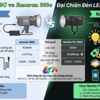 Nanlite FS-300C vs Amaran 300c: Đâu là lựa chọn đáng mua hơn? Nanlite Fs 300C Vs Amaran 300C Dau La Lua Chon Dang Mua Hon Hlstudio