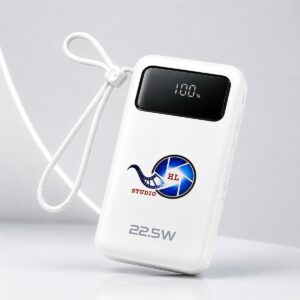 Sạc Dự Phòng HL Studio 20000mAh 22.5W Sạc Nhanh, Có Cáp Type-C & Lightning chính hãng, hình ảnh thực tế mua tại HL Studio Phụ Kiện Studio 2