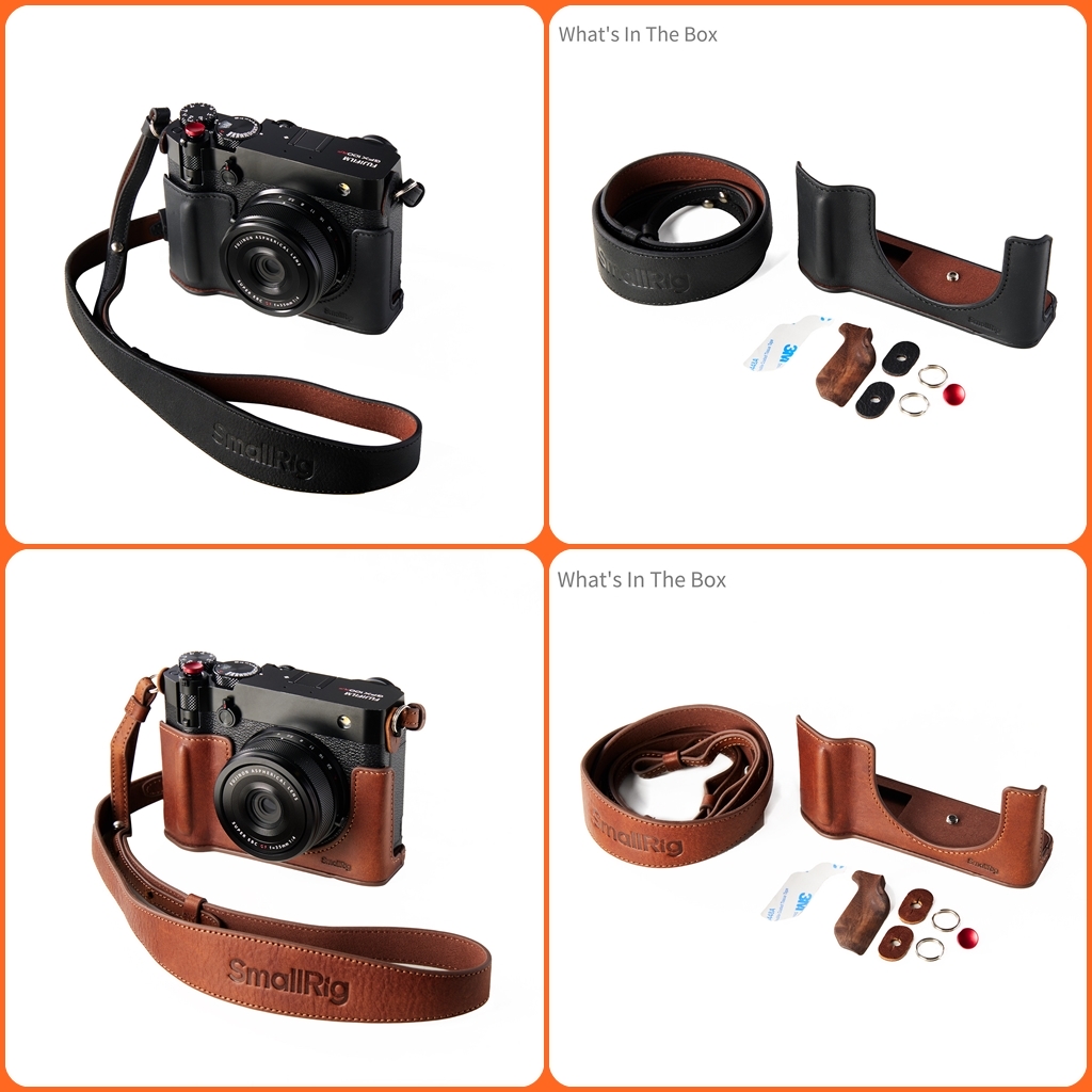 2026-10-04 TBQP Báo Giá Hà Nội - HCM - SmallRig 5267/ 5268 – Bộ bao da cho máy ảnh FUJIFILM GFX100RF (Màu đen/ Màu nâu) 2 SmallRig 5267/ 5268 – Bộ bao da cho máy ảnh FUJIFILM GFX100RF (Màu đen/ Màu nâu) chính hãng, hình ảnh thực tế mua tại HL Studio Phụ Kiện Studio 2