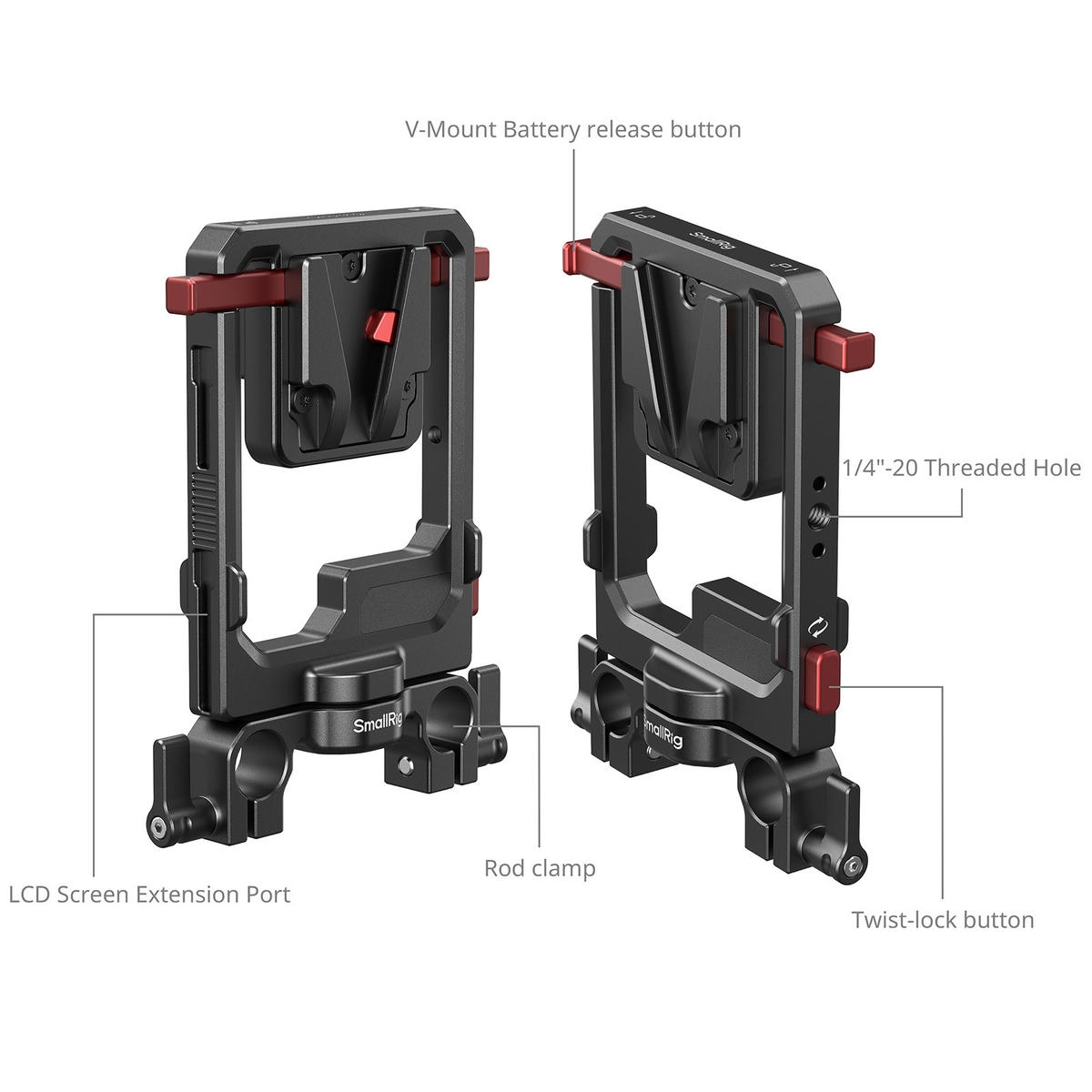 2026-10-04 TBQP Báo Giá Hà Nội - HCM - SmallRig 6273 – Tấm gắn pin V-Mount xoay 90° kẹp thanh kép 15mm 7 SmallRig 6273 – Tấm gắn pin V-Mount xoay 90° kẹp thanh kép 15mm chính hãng, hình ảnh thực tế mua tại HL Studio Phụ Kiện Studio 7