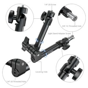2026-10-04 TBQP Báo Giá Hà Nội - HCM - SmallRig 6324 – Bộ giá đỡ Magic Arm 12″ tải 5Kg xoay 360° 8 SmallRig 6324 – Bộ giá đỡ Magic Arm 12″ tải 5Kg xoay 360° chính hãng, hình ảnh thực tế mua tại HL Studio Phụ Kiện Studio 8