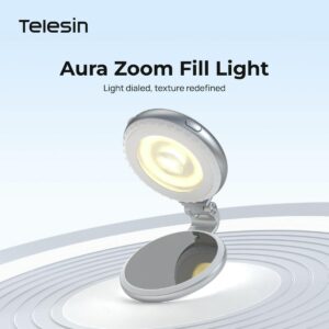 Telesin P5-BGD-21 – Đèn led Aura Zoom Fill Light chính hãng, hình ảnh thực tế mua tại HL Studio Đèn Led Quay Phim 2