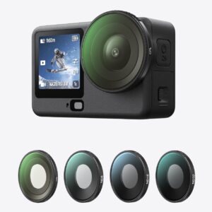 Telesin S5-FLT-72-TDJ – Bộ lọc (CPL+ND8+ND16+ND32) cho DJI Action 6 chính hãng, hình ảnh thực tế mua tại HL Studio Bộ lọc ống kính ( Kính Lọc )