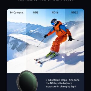 Telesin S5-FLT-77-TDJ – Bộ lọc VND8-32 cho DJI Action 6 chính hãng, hình ảnh thực tế mua tại HL Studio Bộ lọc ống kính ( Kính Lọc ) 8