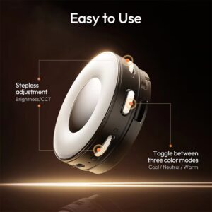 Ulanzi ML05 – Đèn led từ tính Maglock Fill Light L183 (Màu đen) chính hãng, hình ảnh thực tế mua tại HL Studio Đèn Led Quay Phim 2