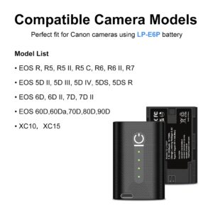 Pin Kingma LP-E6P 2600mAh cổng Type-C cho máy ảnh Canon chính hãng, hình ảnh thực tế mua tại HL Studio Pin sạc thẻ nhớ 18