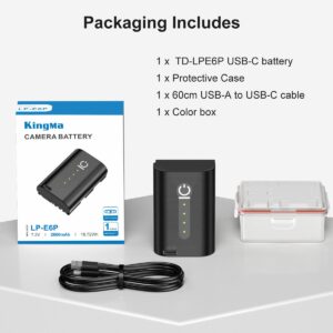 Pin Kingma LP-E6P 2600mAh cổng Type-C cho máy ảnh Canon chính hãng, hình ảnh thực tế mua tại HL Studio Pin sạc thẻ nhớ 23
