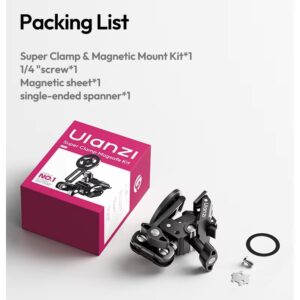 Ulanzi EA03 – Kẹp Super Clamp kèm giá đỡ điện thoại Magnetic C143 chính hãng, hình ảnh thực tế mua tại HL Studio Móc treo & Kẹp - Giá đỡ điện thoại 15