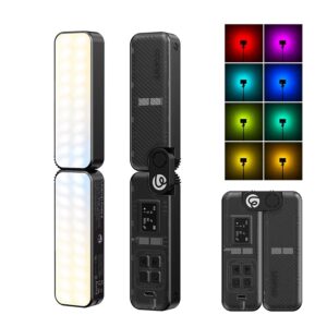 Ulanzi FOLD8 – Đèn led mini gấp gọn Full-Color (Black) L221B chính hãng, hình ảnh thực tế mua tại HL Studio Đèn Led Quay Phim