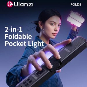 Ulanzi FOLD8 – Đèn led mini gấp gọn Full-Color (Black) L221B chính hãng, hình ảnh thực tế mua tại HL Studio Đèn Led Quay Phim 11