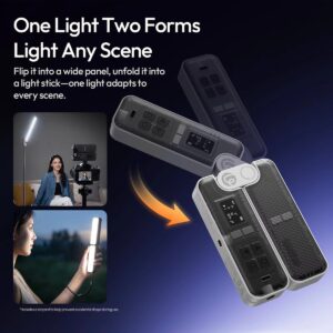 Ulanzi FOLD8 – Đèn led mini gấp gọn Full-Color (Black) L221B chính hãng, hình ảnh thực tế mua tại HL Studio Đèn Led Quay Phim 12