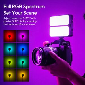 Ulanzi FOLD8 – Đèn led mini gấp gọn Full-Color (Black) L221B chính hãng, hình ảnh thực tế mua tại HL Studio Đèn Led Quay Phim 13