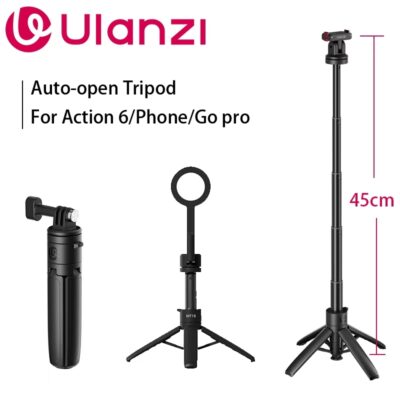 Ulanzi MT18 – Chân tripod tự mở cho điện thoại Magnetic/ Action Camera S098/ T196/ S092 chính hãng, hình ảnh thực tế mua tại HL Studio Tripod Ulanzi 24