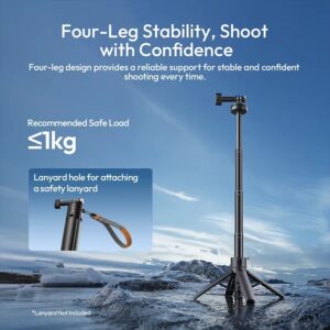 Ulanzi MT18 – Chân tripod tự mở cho điện thoại Magnetic/ Action Camera S098/ T196/ S092 chính hãng, hình ảnh thực tế mua tại HL Studio Tripod Ulanzi 12
