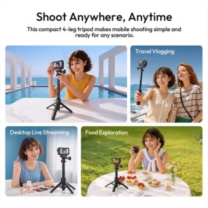 Ulanzi MT18 – Chân tripod tự mở cho điện thoại Magnetic/ Action Camera S098/ T196/ S092 chính hãng, hình ảnh thực tế mua tại HL Studio Tripod Ulanzi 13